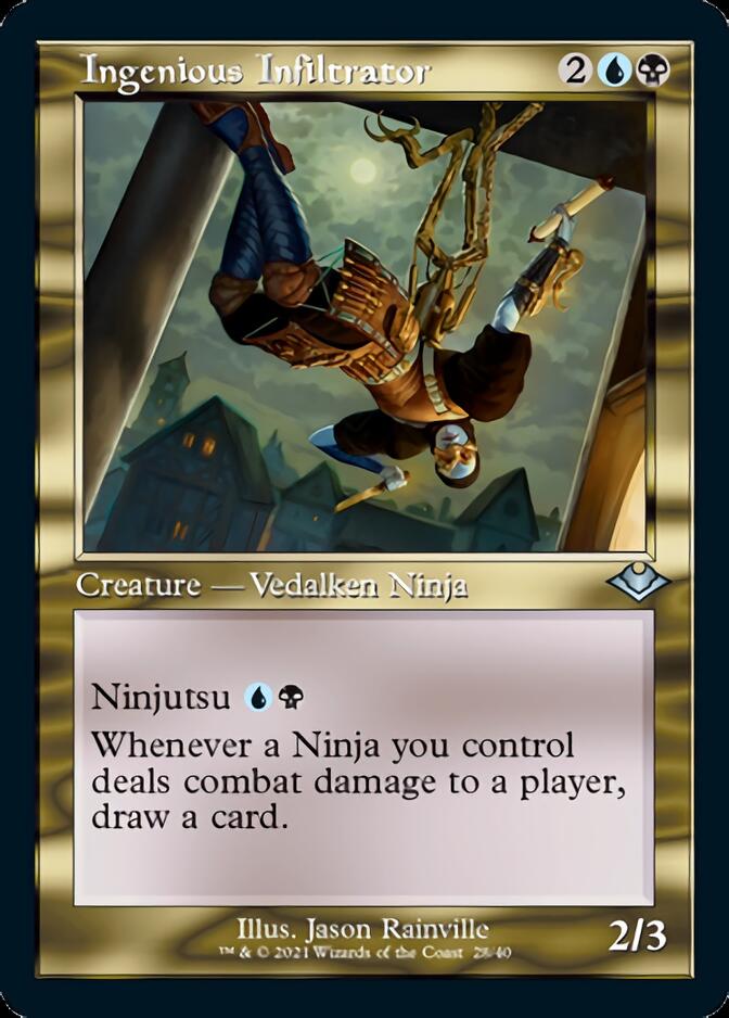 Ingenious Infiltrator (Retro) [Modern Horizons] MTG Single Magic: The Gathering | Red Claw Gaming