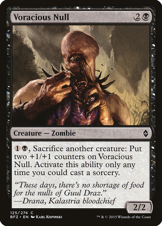 Voracious Null [Battle for Zendikar] MTG Single Magic: The Gathering | Red Claw Gaming