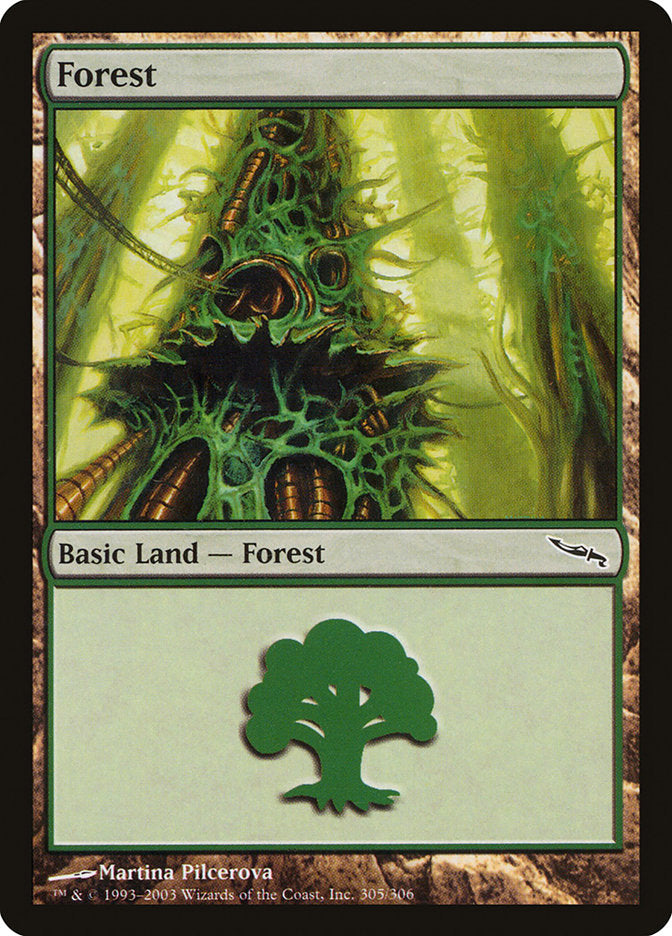 Forest (305) [Mirrodin] MTG Single Magic: The Gathering | Red Claw Gaming