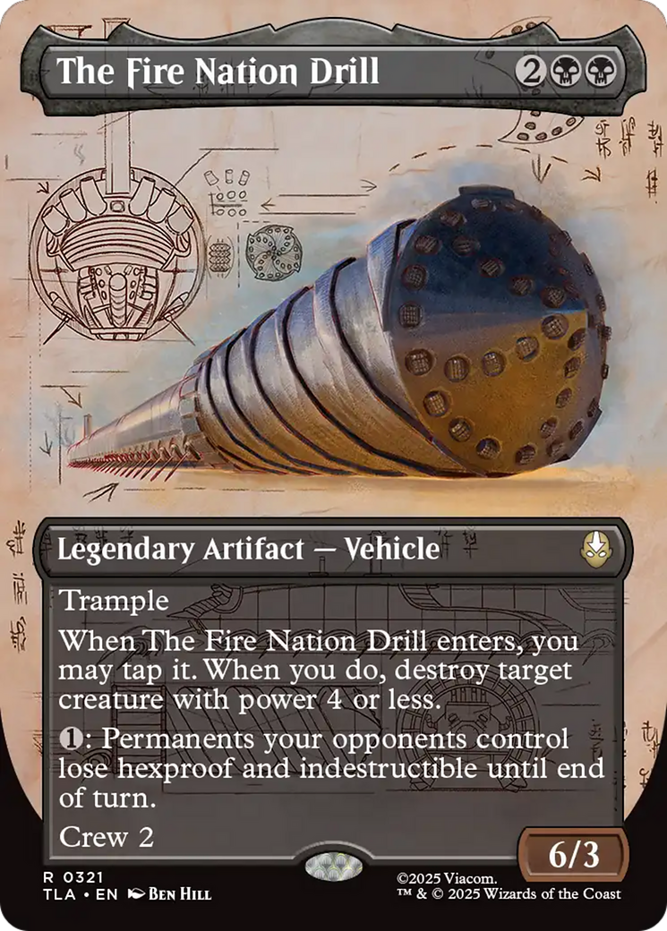 The Fire Nation Drill (Borderless) [Avatar: The Last Airbender] MTG Single Magic: The Gathering | Red Claw Gaming