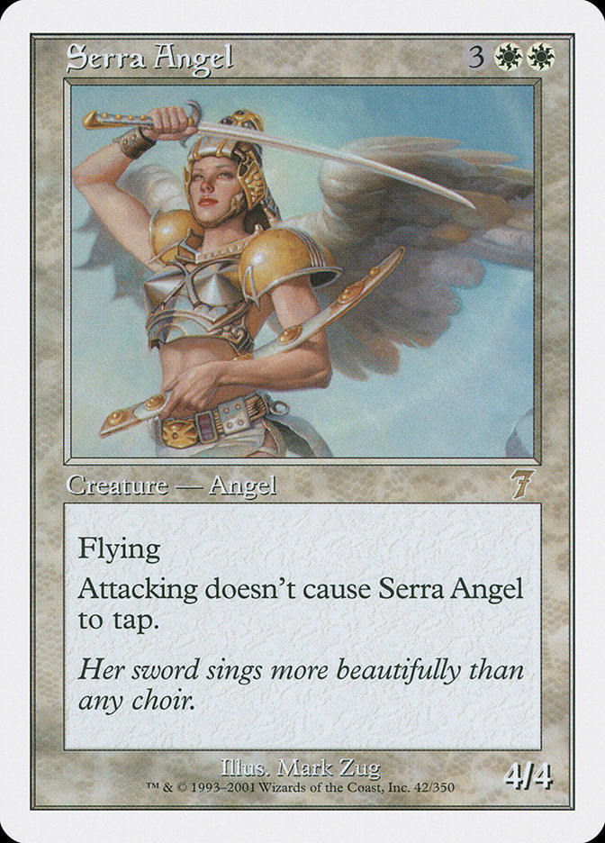 Serra Angel [Seventh Edition] MTG Single Magic: The Gathering | Red Claw Gaming