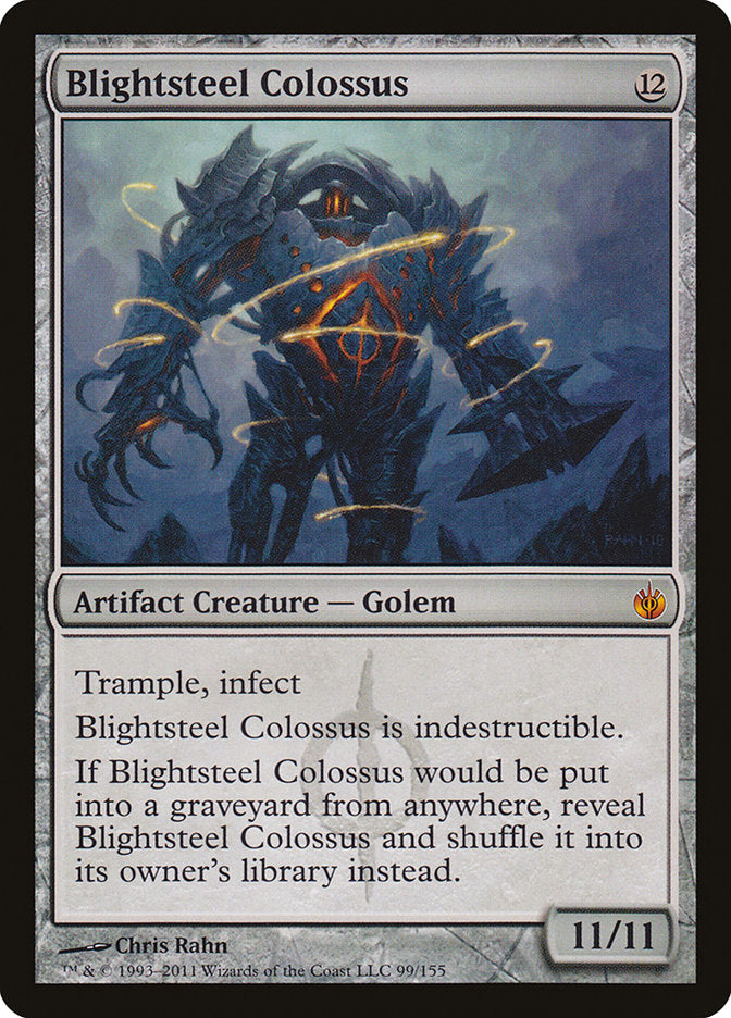 Blightsteel Colossus [Mirrodin Besieged] MTG Single Magic: The Gathering | Red Claw Gaming