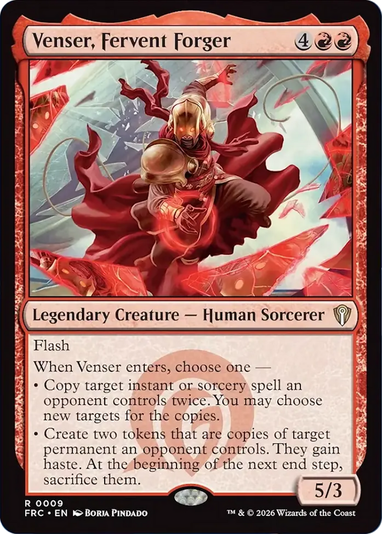 Venser, Fervent Forger [Reality Fracture Commander] | Red Claw Gaming