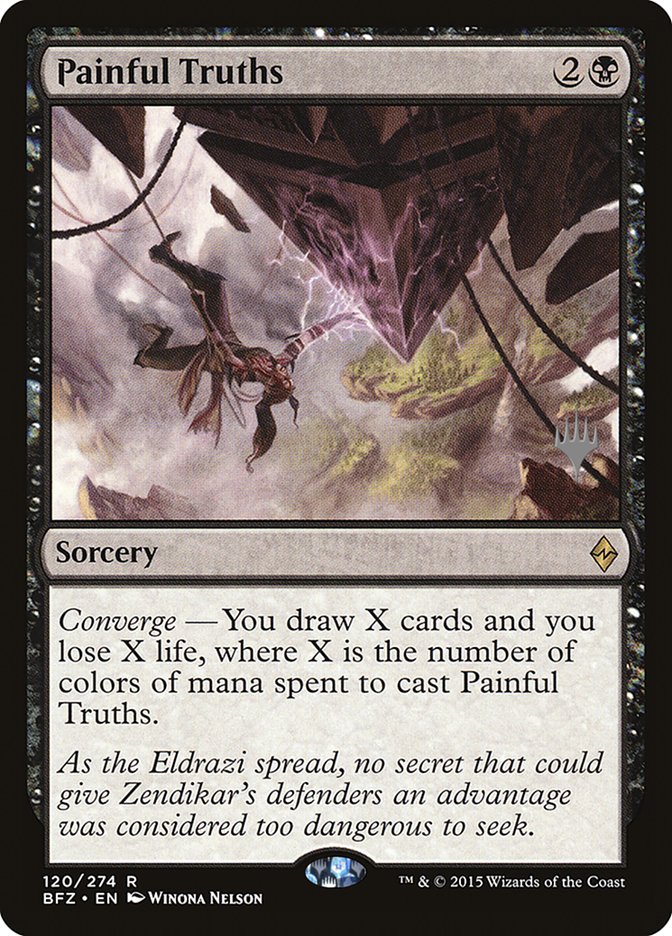 Painful Truths (Promo Pack) [Battle for Zendikar Promos] MTG Single Magic: The Gathering | Red Claw Gaming