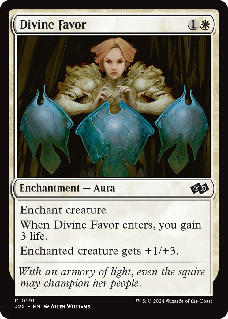 Divine Favor [Foundations Jumpstart] MTG Single Magic: The Gathering | Red Claw Gaming