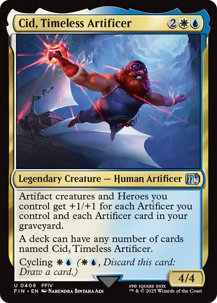 Cid, Timeless Artificer (0409) [FINAL FANTASY] MTG Single Magic: The Gathering | Red Claw Gaming