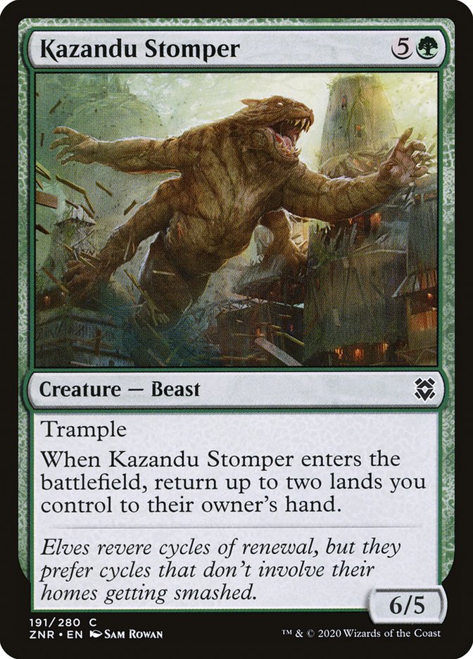 Kazandu Stomper [Zendikar Rising] MTG Single Magic: The Gathering | Red Claw Gaming