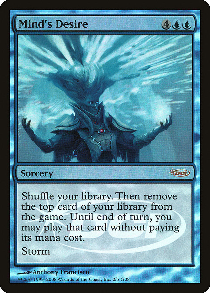 Mind's Desire [Judge Gift Cards 2008] MTG Single Magic: The Gathering | Red Claw Gaming