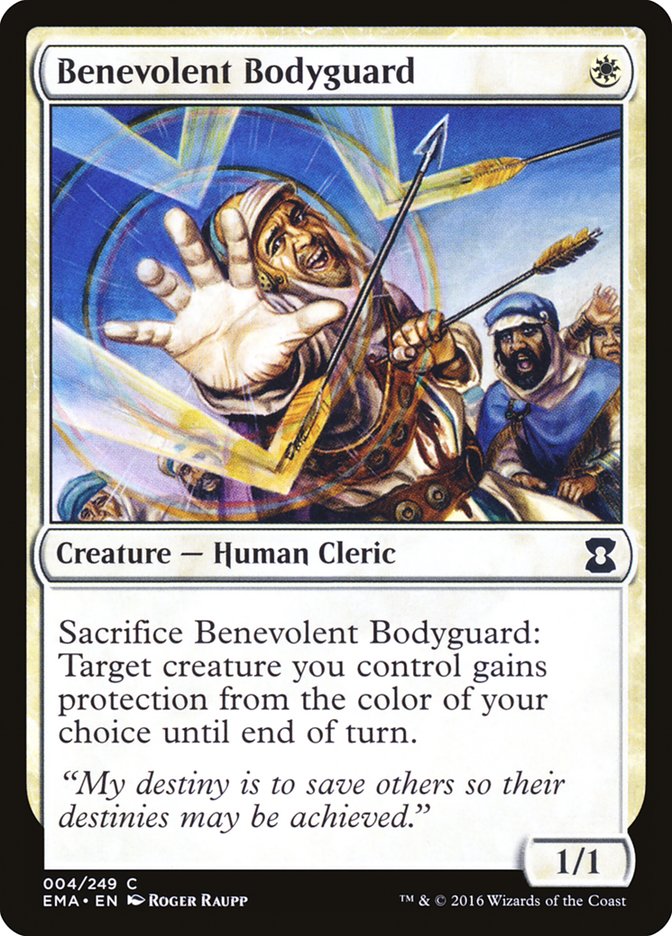 Benevolent Bodyguard [Eternal Masters] MTG Single Magic: The Gathering | Red Claw Gaming