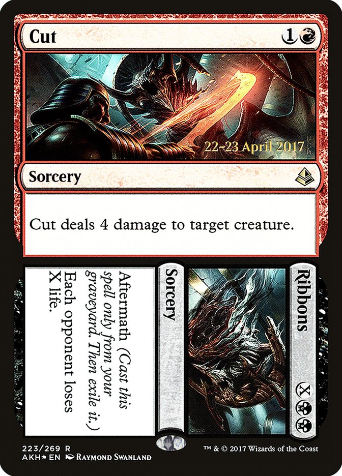 Cut // Ribbons [Amonkhet Prerelease Promos] MTG Single Magic: The Gathering | Red Claw Gaming