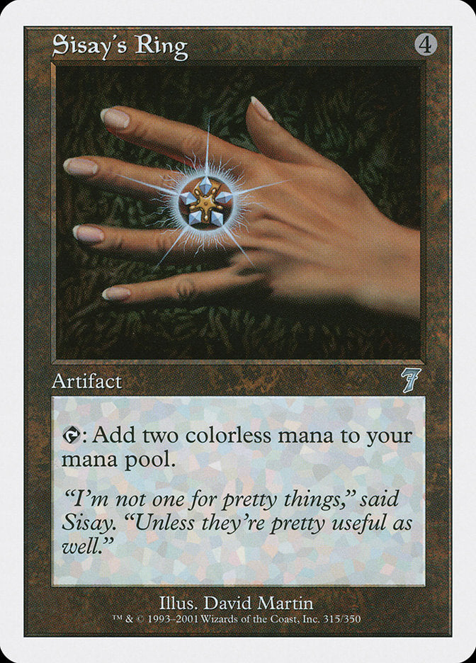 Sisay's Ring [Seventh Edition] MTG Single Magic: The Gathering | Red Claw Gaming