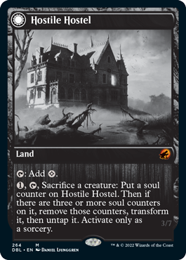 Hostile Hostel // Creeping Inn [Innistrad: Double Feature] MTG Single Magic: The Gathering | Red Claw Gaming