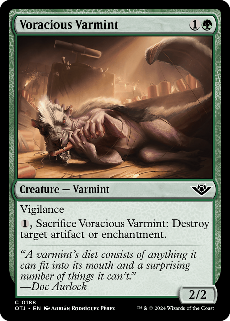 Voracious Varmint [Outlaws of Thunder Junction] MTG Single Magic: The Gathering | Red Claw Gaming