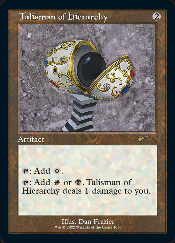 Talisman of Hierarchy (Foil Etched) [Secret Lair Drop Series] MTG Single Magic: The Gathering | Red Claw Gaming