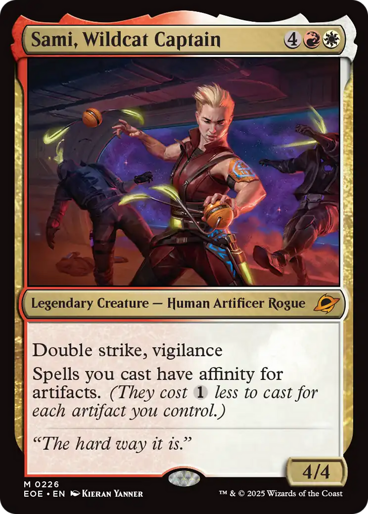 Sami, Wildcat Captain [Edge of Eternities] MTG Single Magic: The Gathering | Red Claw Gaming