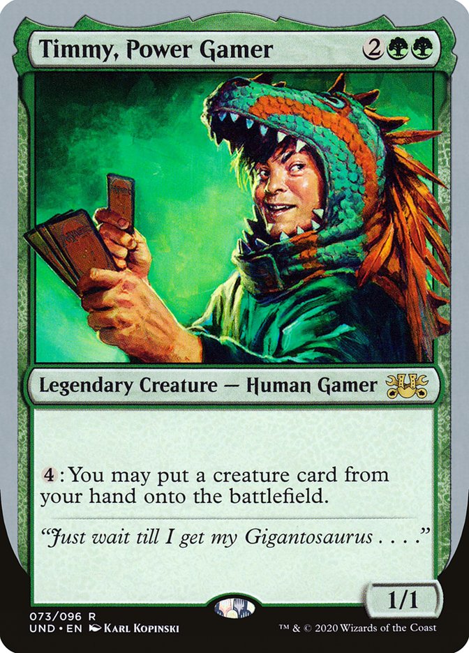 Timmy, Power Gamer [Unsanctioned] MTG Single Magic: The Gathering | Red Claw Gaming