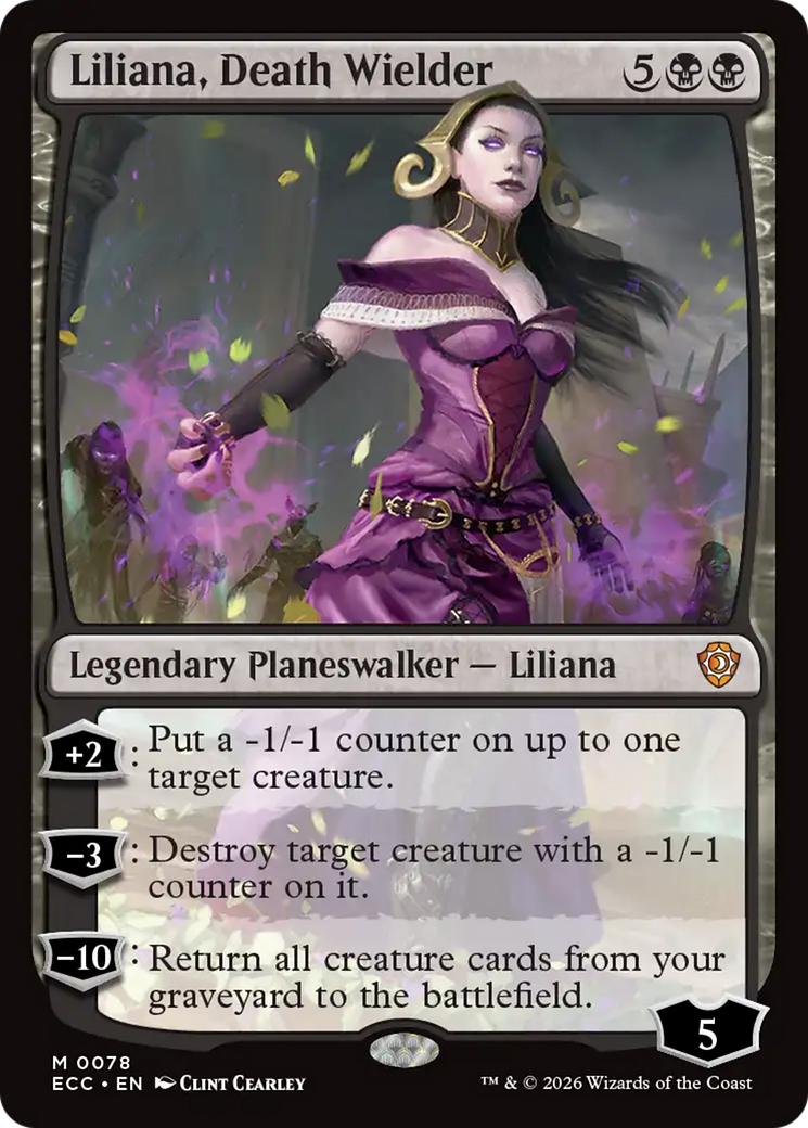 Liliana, Death Wielder [Lorwyn Eclipsed Commander] MTG Single Magic: The Gathering | Red Claw Gaming