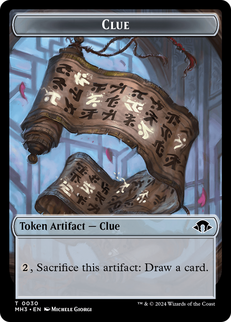 Phyrexian Germ // Clue Double-Sided Token [Modern Horizons 3 Tokens] MTG Single Magic: The Gathering | Red Claw Gaming