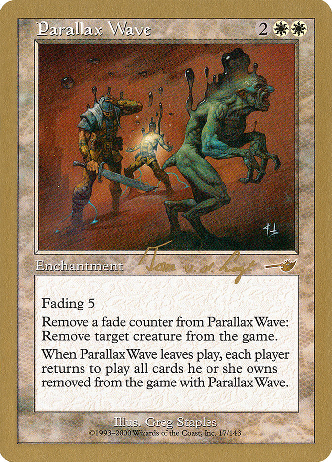 Parallax Wave (Tom van de Logt) [World Championship Decks 2000] MTG Single Magic: The Gathering | Red Claw Gaming