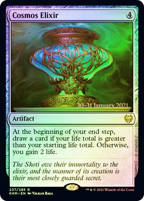Cosmos Elixir [Kaldheim Prerelease Promos] MTG Single Magic: The Gathering | Red Claw Gaming