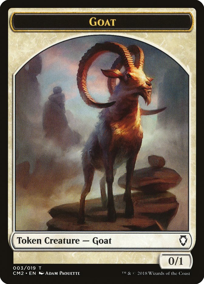 Goat Token [Commander Anthology Volume II Tokens] MTG Single Magic: The Gathering | Red Claw Gaming
