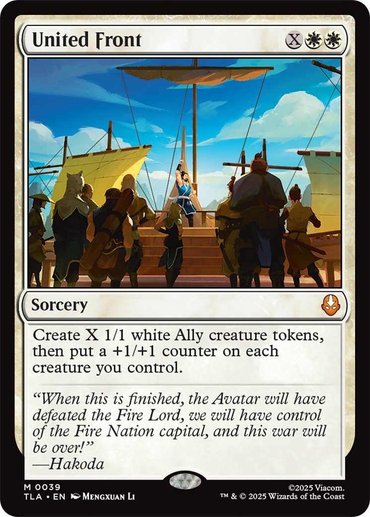 United Front [Avatar: The Last Airbender] MTG Single Magic: The Gathering | Red Claw Gaming