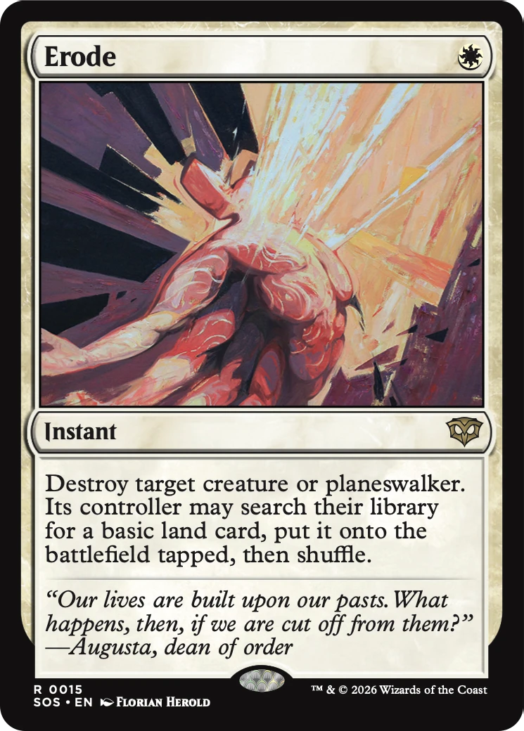 Erode [Secrets of Strixhaven] MTG Single Magic: The Gathering | Red Claw Gaming
