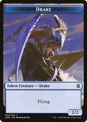 Construct // Drake Double-Sided Token [Zendikar Rising Tokens] MTG Single Magic: The Gathering | Red Claw Gaming