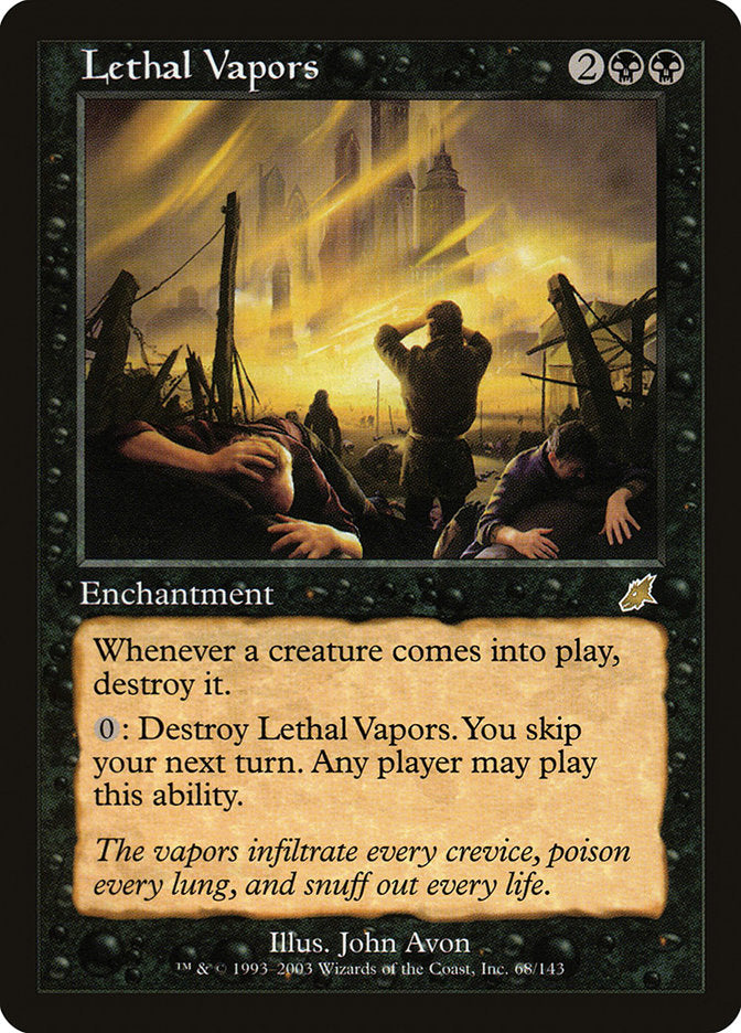 Lethal Vapors [Scourge] MTG Single Magic: The Gathering | Red Claw Gaming