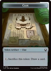 Clue (0015) // spirit (003) Double-Sided Token [Avatar: The Last Airbender Tokens] MTG Single Magic: The Gathering | Red Claw Gaming
