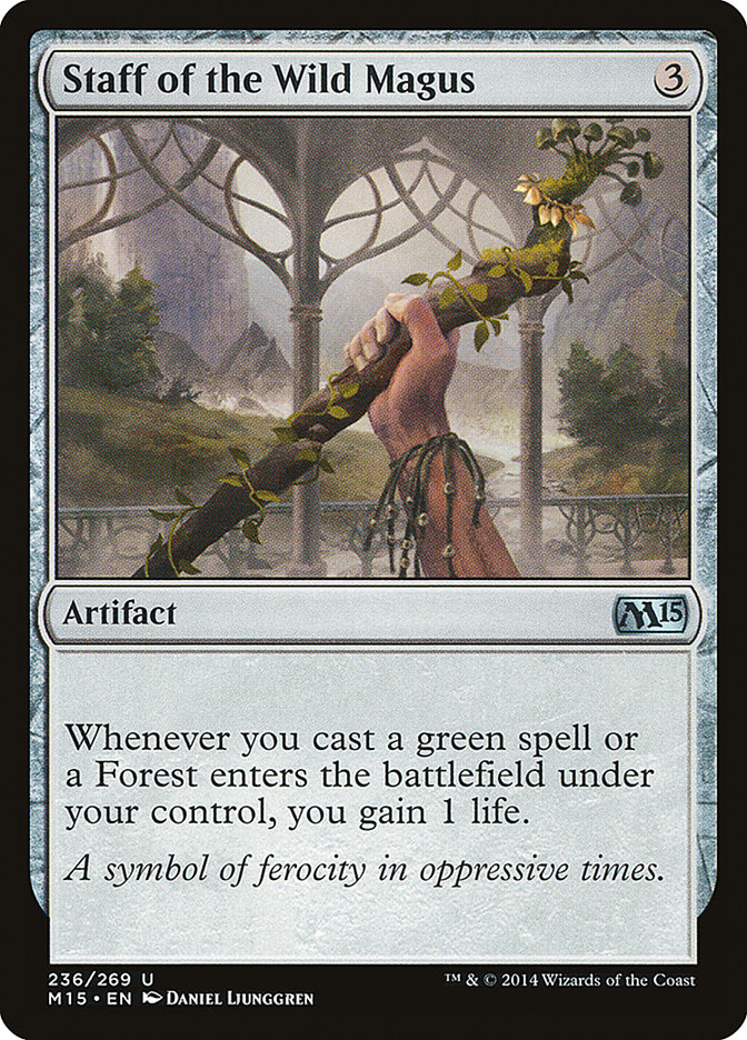 Staff of the Wild Magus [Magic 2015] MTG Single Magic: The Gathering | Red Claw Gaming
