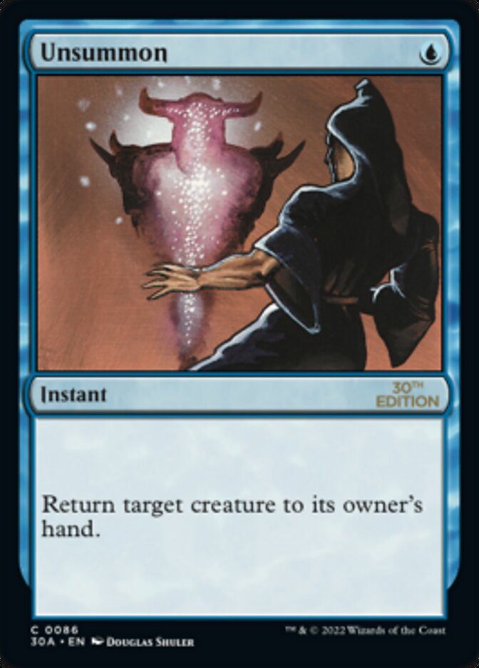 Unsummon [30th Anniversary Edition] MTG Single Magic: The Gathering | Red Claw Gaming