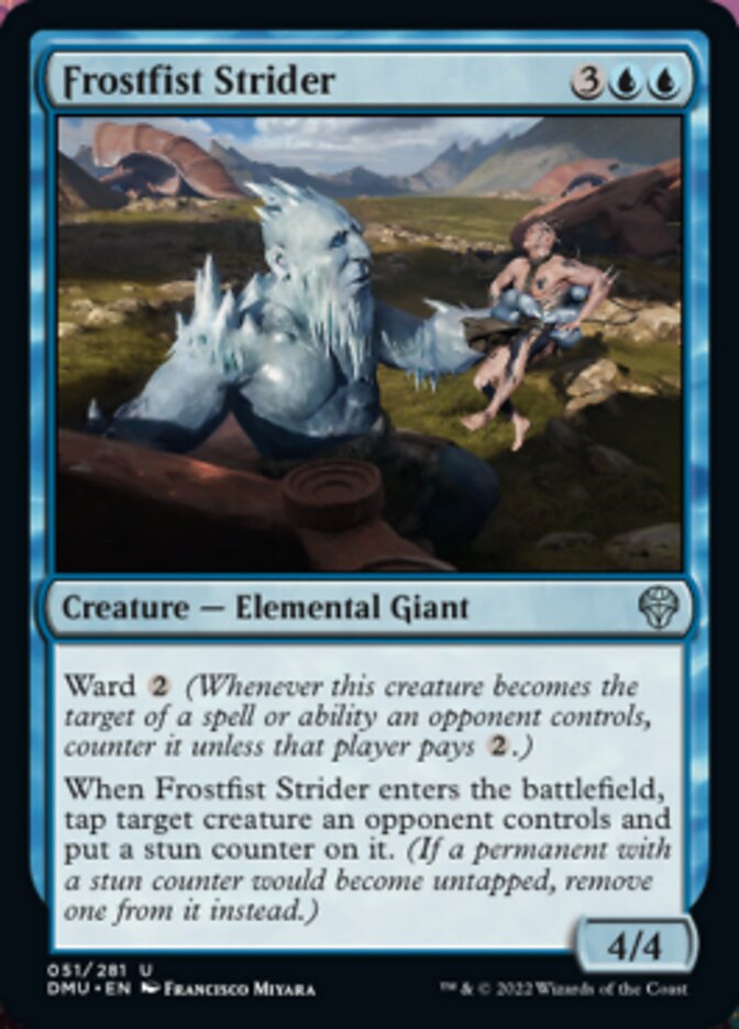 Frostfist Strider [Dominaria United] MTG Single Magic: The Gathering | Red Claw Gaming