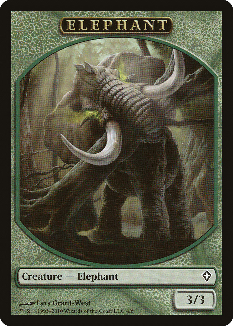 Angel // Elephant Double-Sided Token [Marvel Super Heroes Commander Tokens] | Red Claw Gaming