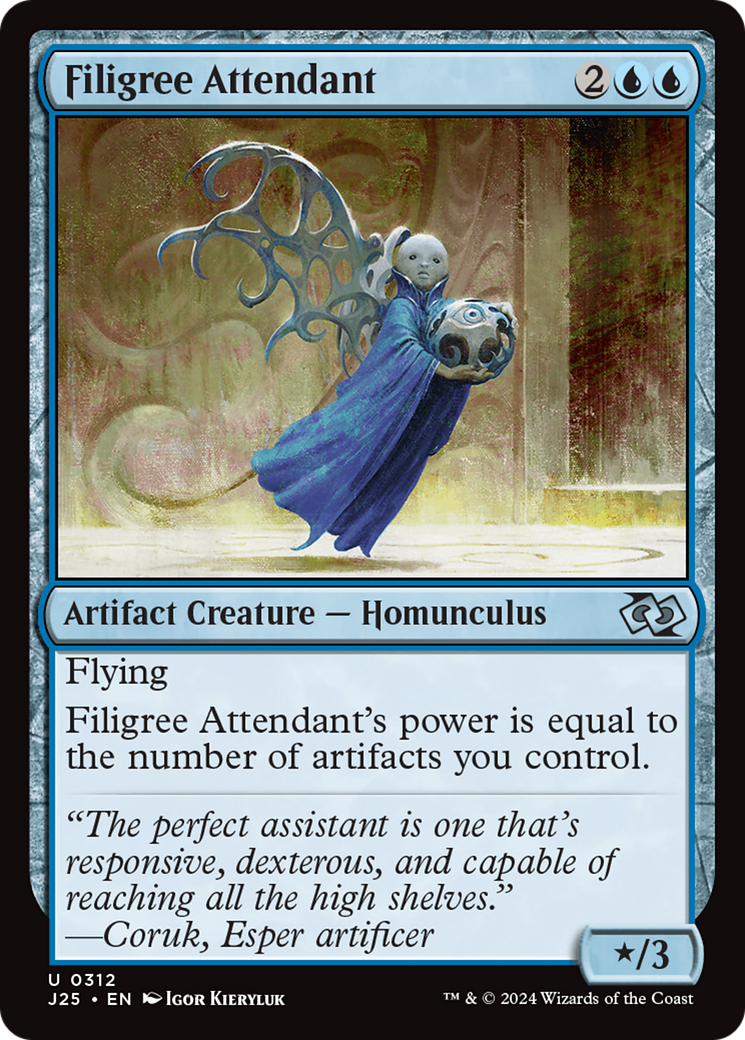 Filigree Attendant [Foundations Jumpstart] MTG Single Magic: The Gathering | Red Claw Gaming