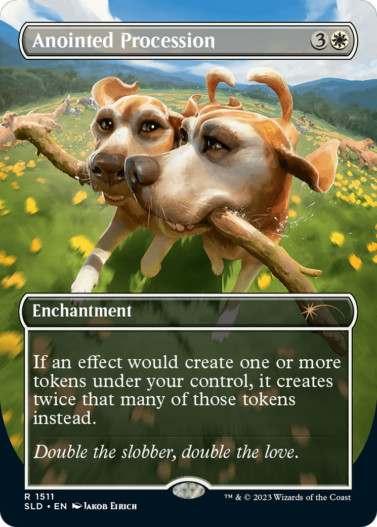 Anointed Procession // Anointed Procession [Secret Lair Commander Deck: Raining Cats and Dogs] MTG Single Magic: The Gathering | Red Claw Gaming