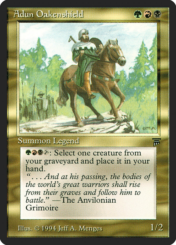 Adun Oakenshield [Legends] MTG Single Magic: The Gathering | Red Claw Gaming