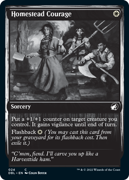 Homestead Courage [Innistrad: Double Feature] MTG Single Magic: The Gathering | Red Claw Gaming
