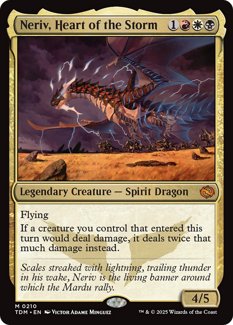 Neriv, Heart of the Storm [Tarkir: Dragonstorm] MTG Single Magic: The Gathering | Red Claw Gaming