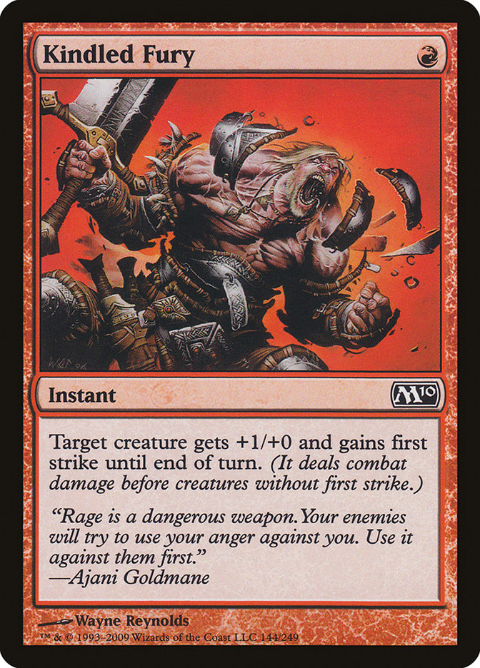 Kindled Fury [Magic 2010] MTG Single Magic: The Gathering | Red Claw Gaming