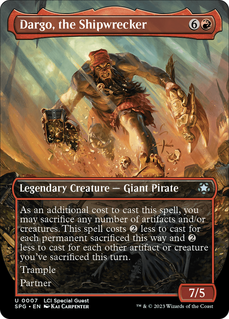 Dargo, the Shipwrecker (Borderless) [The Lost Caverns of Ixalan Special Guests] MTG Single Magic: The Gathering | Red Claw Gaming