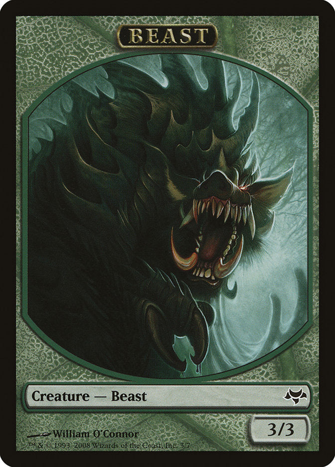Beast Token [Eventide Tokens] MTG Single Magic: The Gathering | Red Claw Gaming