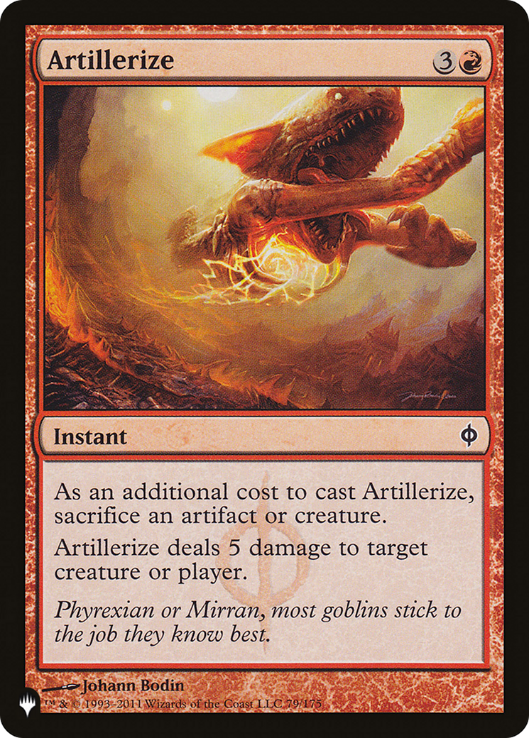 Artillerize [The List] MTG Single Magic: The Gathering | Red Claw Gaming