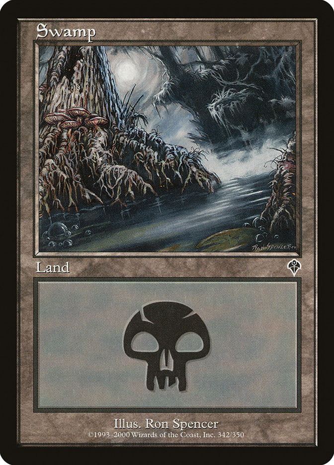 Swamp (342) [Invasion] MTG Single Magic: The Gathering | Red Claw Gaming
