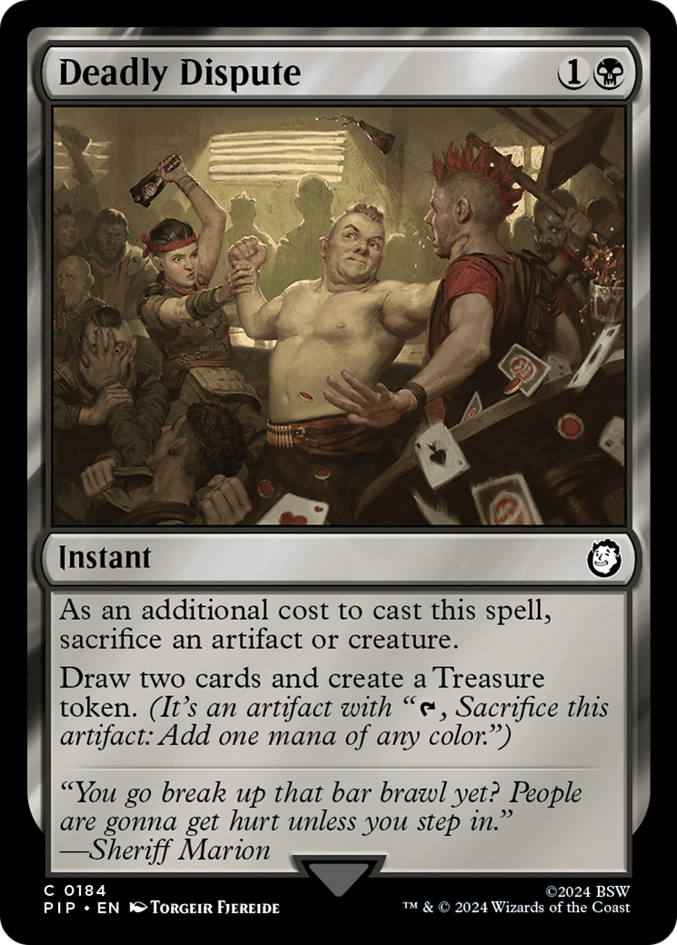 Deadly Dispute [Fallout] MTG Single Magic: The Gathering    | Red Claw Gaming