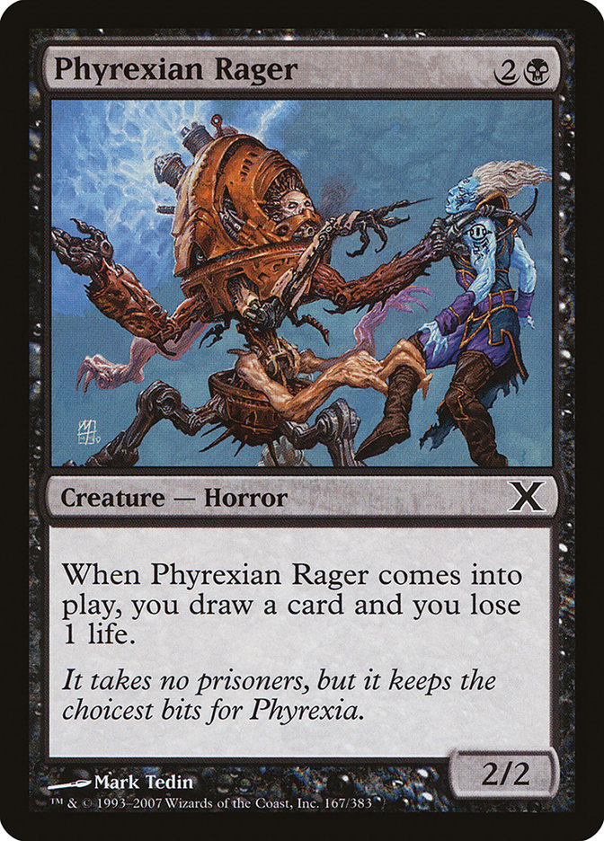 Phyrexian Rager [Tenth Edition] MTG Single Magic: The Gathering | Red Claw Gaming