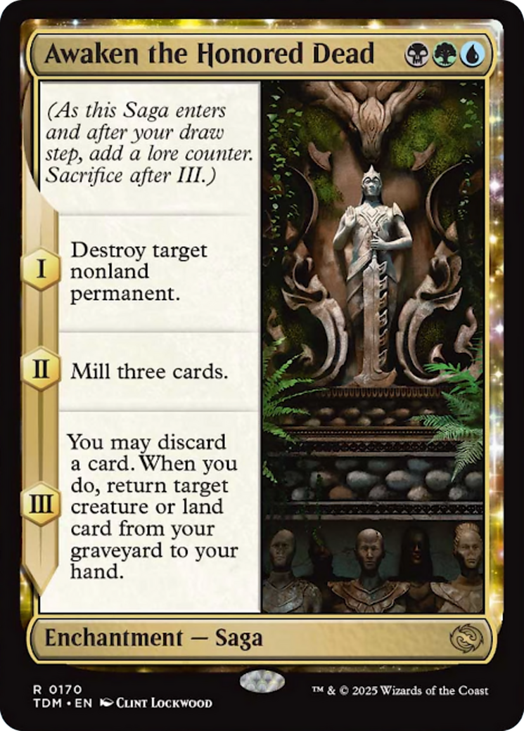 Awaken the Honored Dead [Tarkir: Dragonstorm] MTG Single Magic: The Gathering | Red Claw Gaming