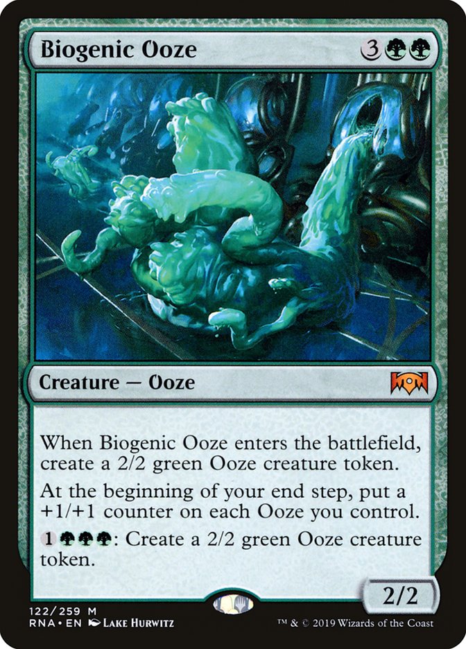 Biogenic Ooze [Ravnica Allegiance] MTG Single Magic: The Gathering | Red Claw Gaming