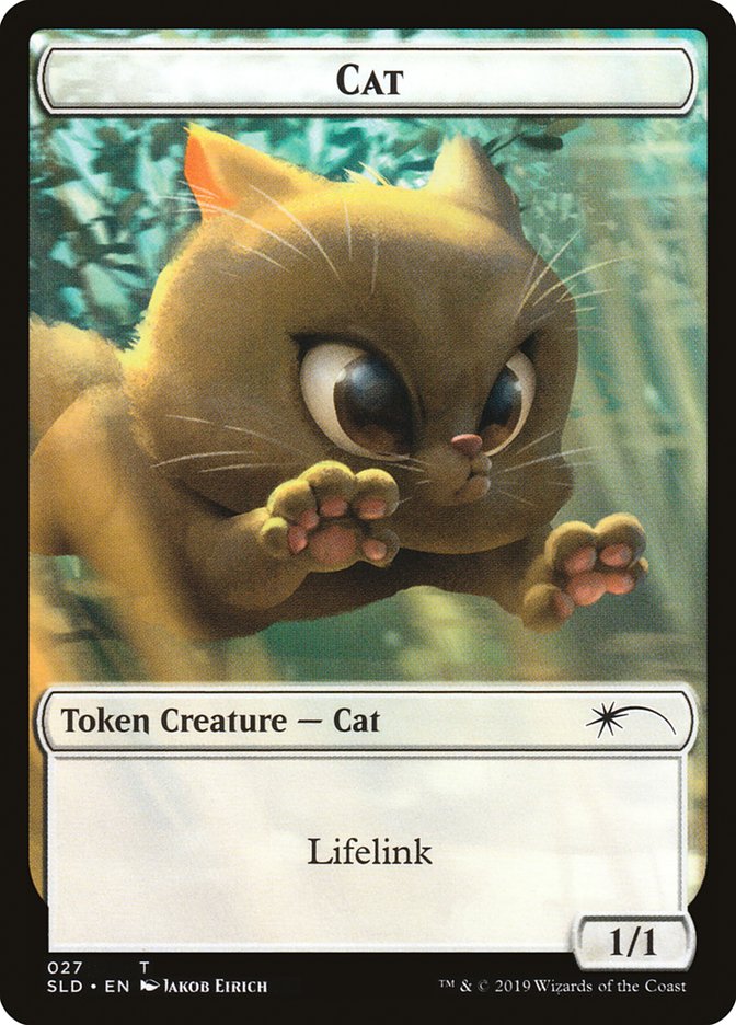 Cat (27) // Cat (28) Double-Sided Token [Secret Lair Drop Series] MTG Single Magic: The Gathering | Red Claw Gaming