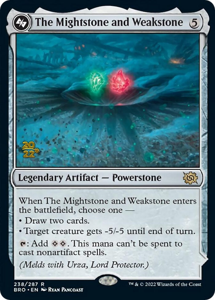 The Mightstone and Weakstone [The Brothers' War Prerelease Promos] MTG Single Magic: The Gathering | Red Claw Gaming